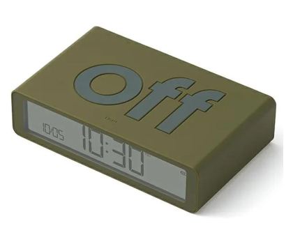 Radio i budzik LEXON Flip Classic Khaki LR157K9